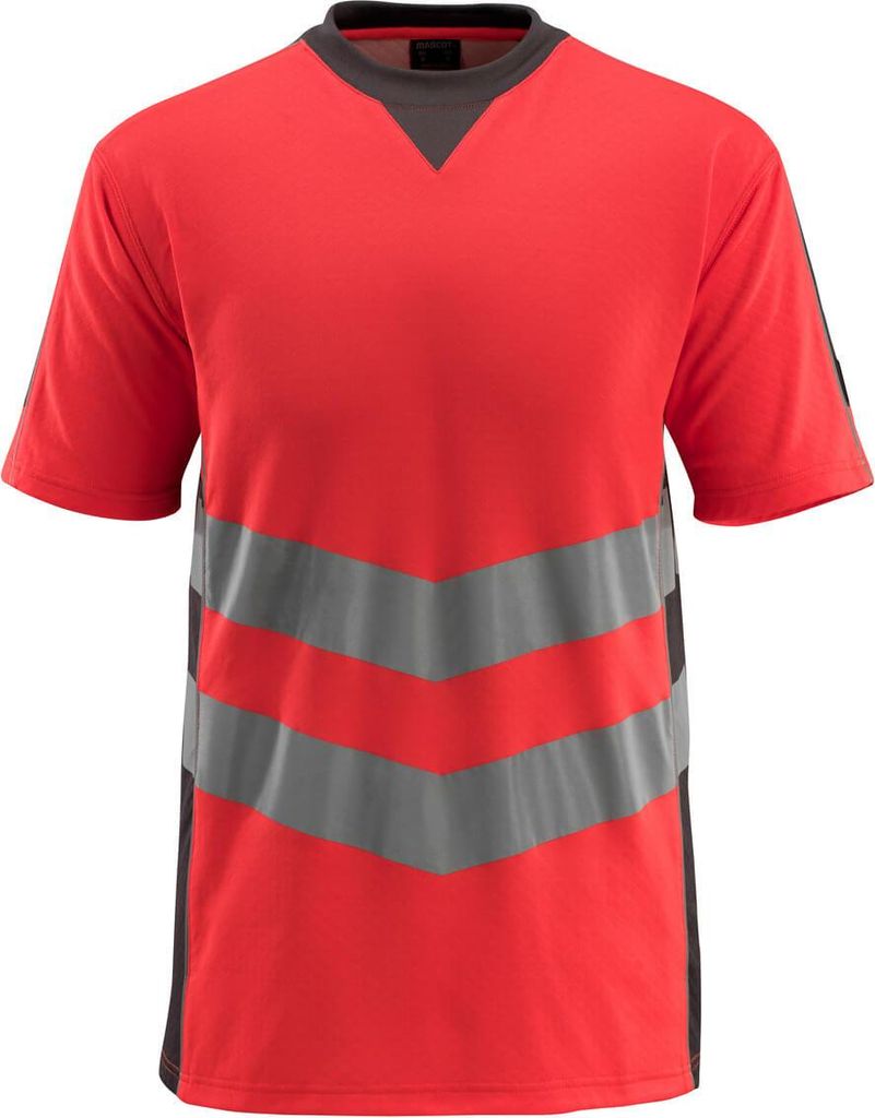 Mascot Warnschutz T-Shirt SANDWELL SAFE SUPREME 50127 Gr. M warnrot/dunkelanthrazit