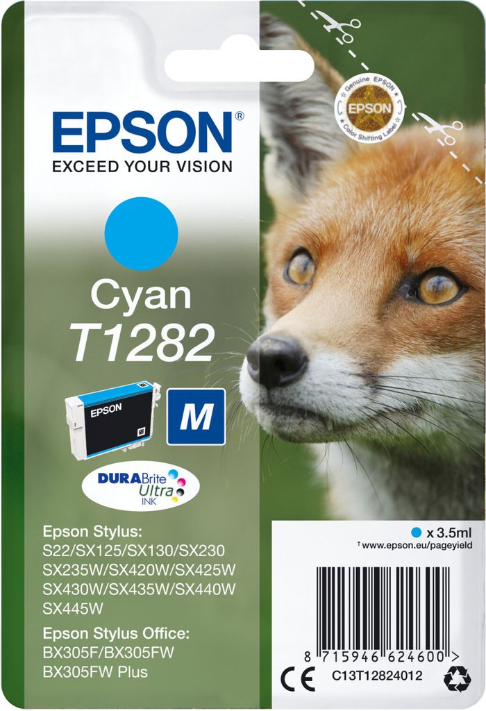Cartuccia ad Inchiostro Fox Originale Epson C13T12824022 Immagine del prodotto 