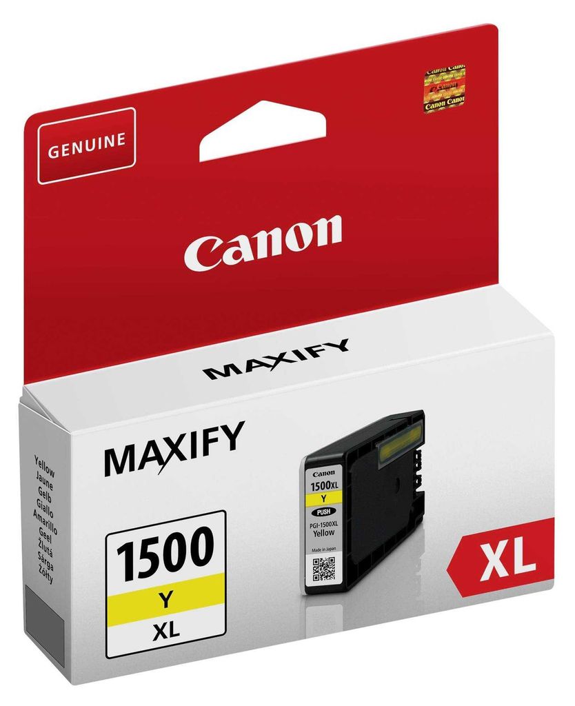 Canon PGI-1500XL Y Cartouche d'impression jaune Image du produit 