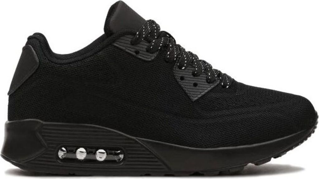 Herren Sneaker Schnürung Sportschuhe Klassische Freizeitschuhe Gredi Schwarz Gr.40