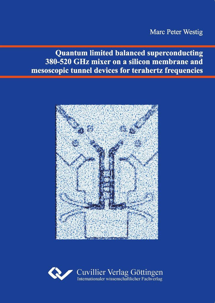 Quantum limited balanced superconducting 380-520 GHz mixer on a silicon membrane and mesoscopic tunnel devices for terahertz frequencies