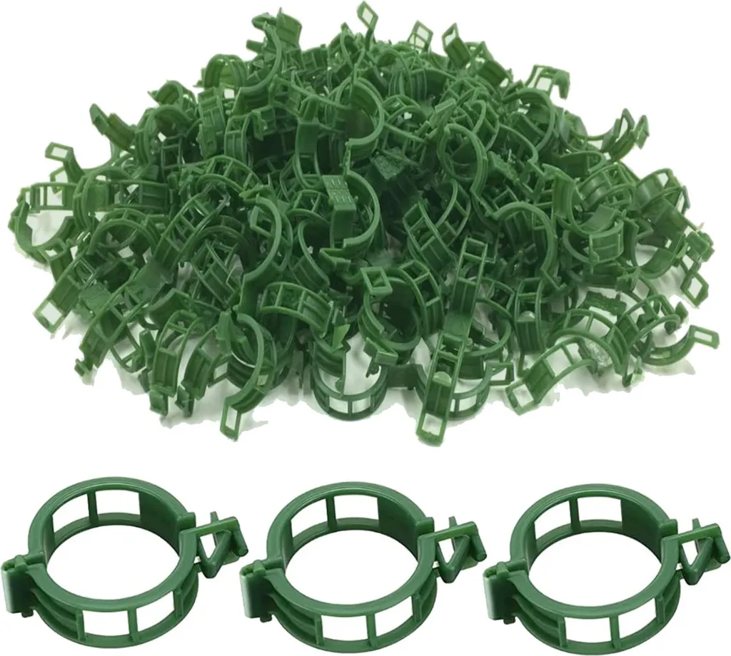 100 Pinces de Jardinage pour Tuteur Tomate - Attache Facile pour Pousses