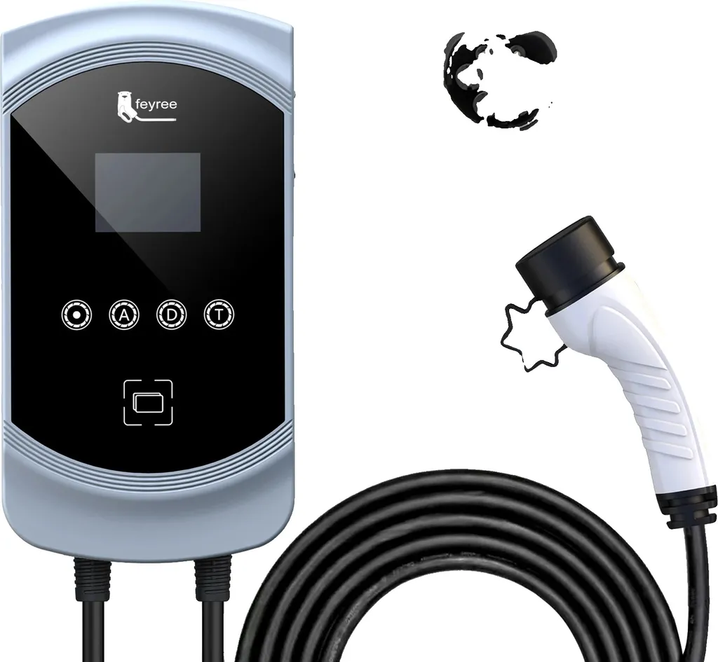 Chargeur EV Triphasé pour Recharge Rapide à Domicile 11 kW Type 2 App