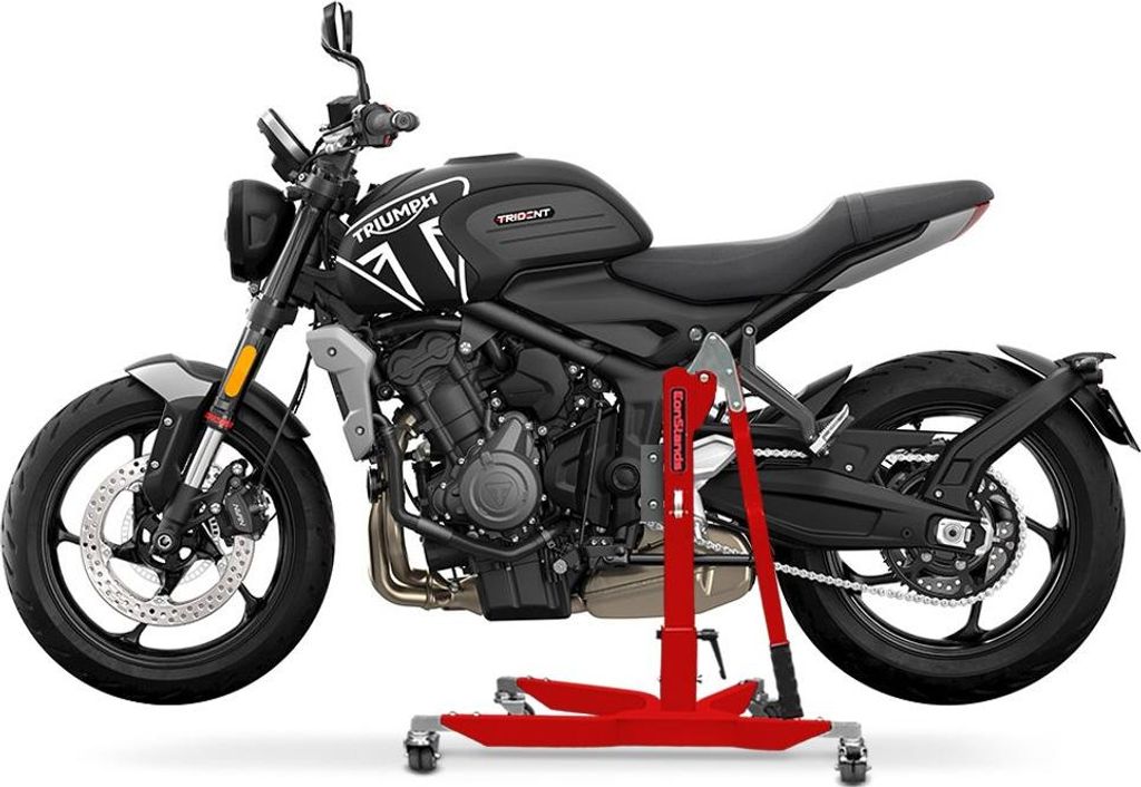 CS Power Classic-Zentralständer für Triumph Trident 660 21-25 Rot