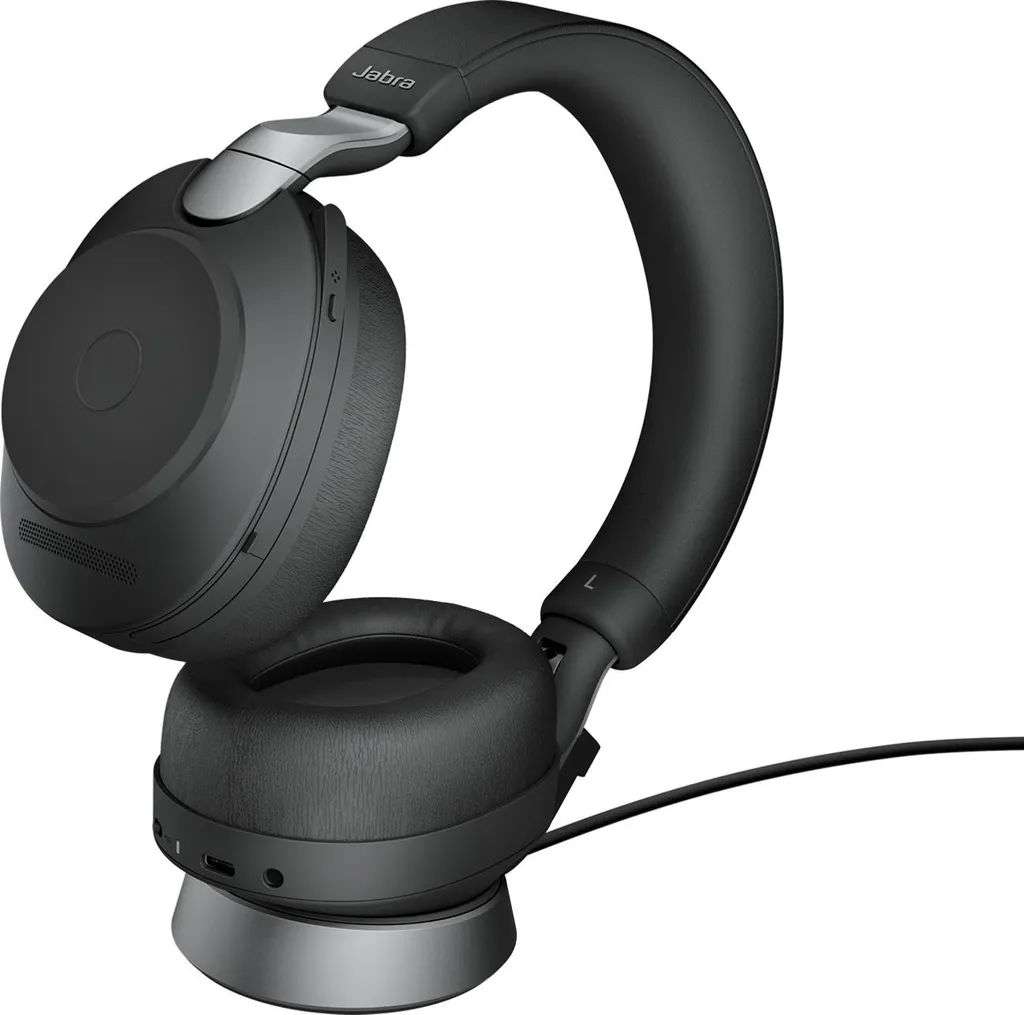 Casque Professionnel Jabra Evolve2 85 UC Duo Stéréo avec Base de Charge - 3
