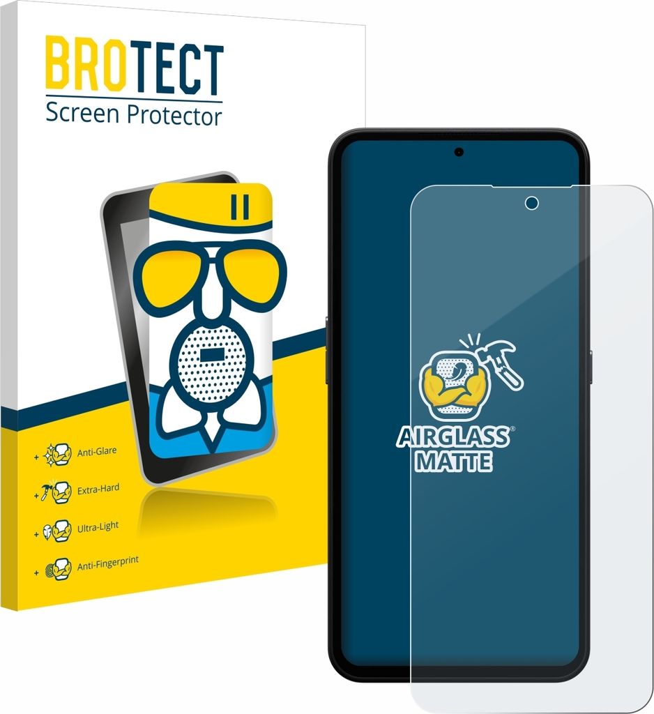 BROTECT Entspiegelungs Schutzglas für Nothing CMF Phone 1 Schutzfolie Panzer Folie Glas Display Schutz matt