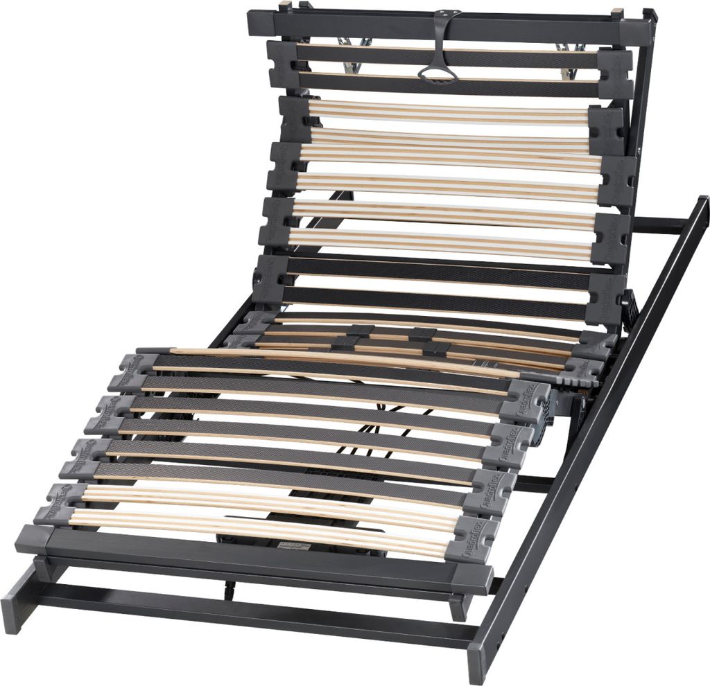 Badenia Buchenholzrahmen Ergo EL Lattenrost - elektrisch verstellbar Funkfernbedienung 100x200 cm