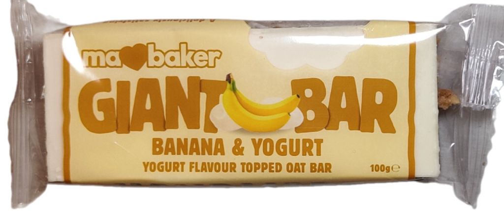 Ma Baker Giant bar Obří Ovesná tyčinka s jogurtovou polevou Obrázek produktu 