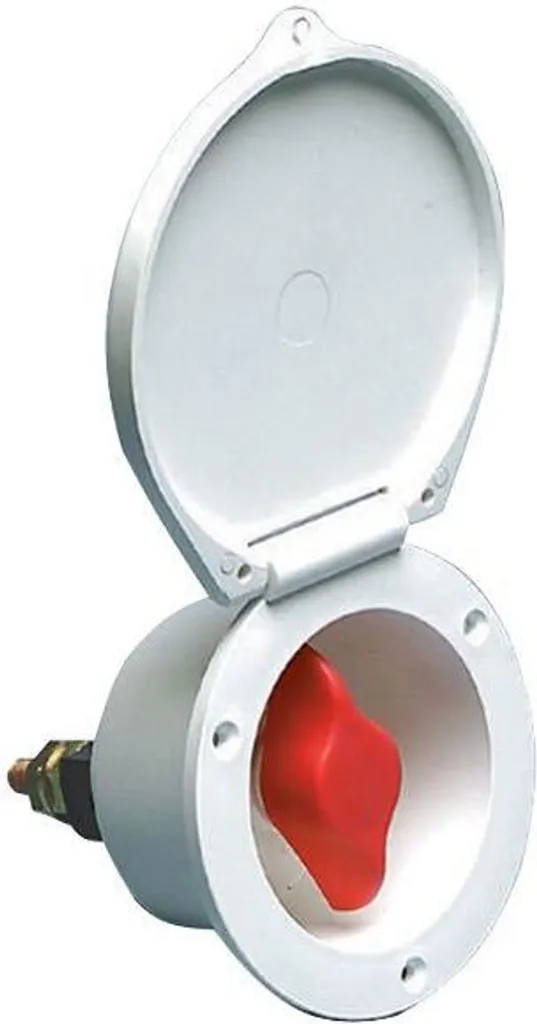 Coupe-batterie bateau Heavy Duty blanc - Haute capacité et anti-corrosion