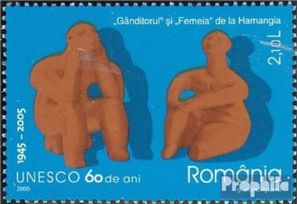 Briefmarken Rumänien 2005 Mi 6005 (kompl.Ausg.) postfrisch 60Jahre UNESCO