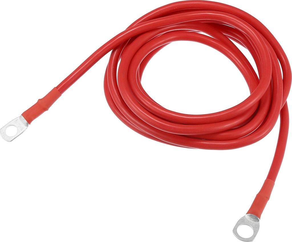 KFZ Marine Batterie Inverter Kabel 8 AWG 5/16"-3/8" 9ft Robust | Batterie Kupferdraht Rot 1 Stück