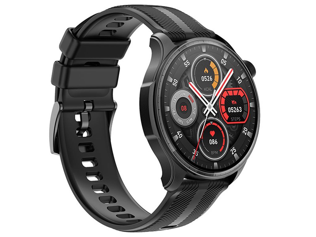 Smartwatch SM7 SHADOW Tracer Black, 1,43 Amoled, DaFit App, Zdjęcie produktu 