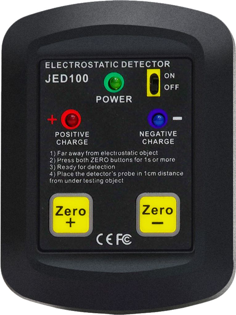Handflächengroßer Elektrostatik-Detektor Tragbarer Elektrostatik-Tester Elektrostatik-Analysator 100V20KV ESD Test Messgerät Messgerät