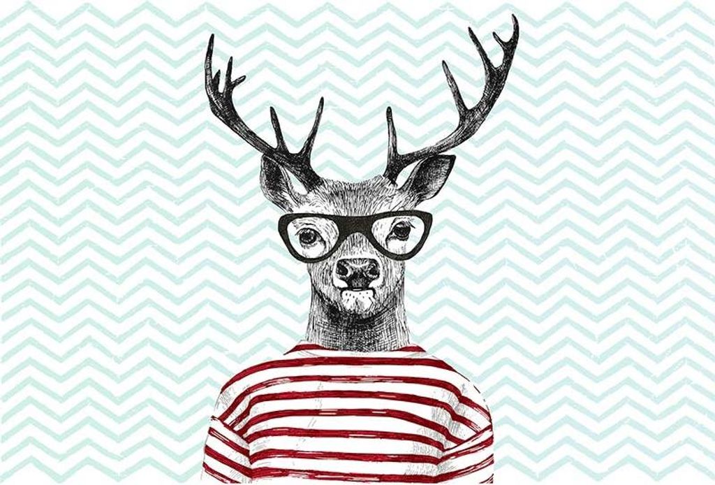 Digitaldruck-Tapete Modern Deer 3 Architects Paper (1031807)