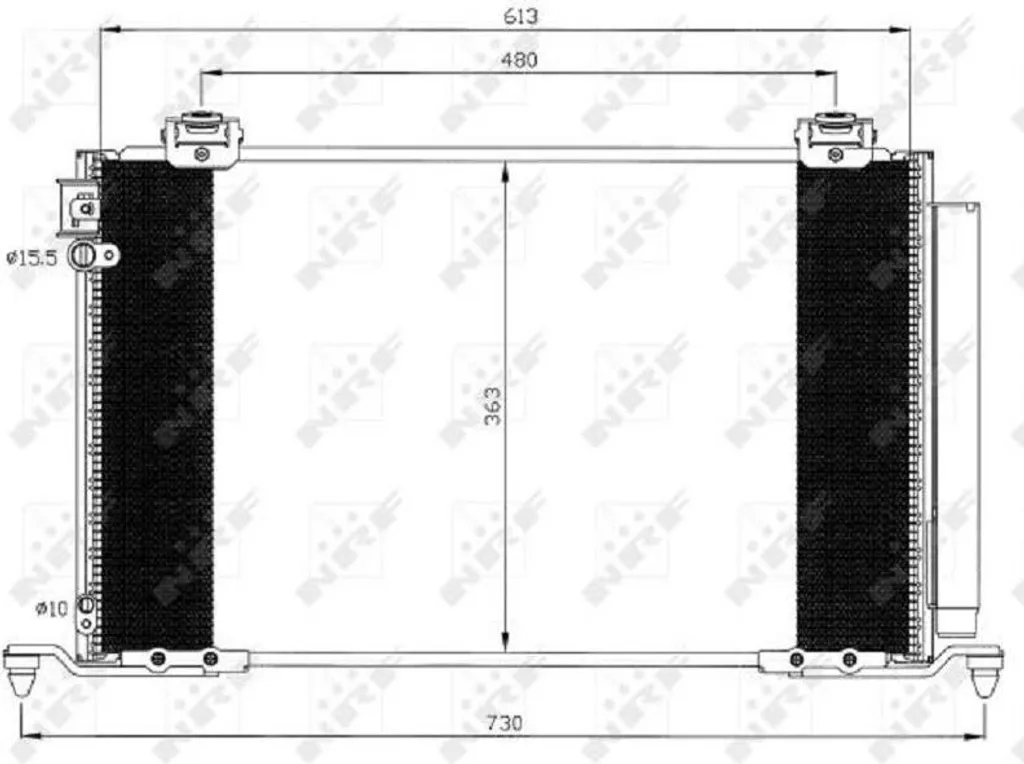 Plus de Fuite de Gaz avec ce Condensateur de Clim Toyota Avensis 03-08