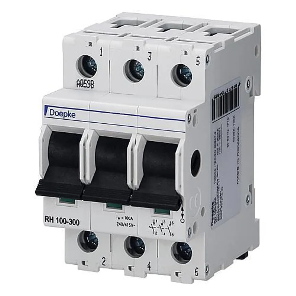 Interrupteur principal pour tableau industriel Doepke RH 100-300 100A