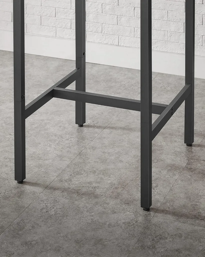 Table de Bar Stable Gain de Place pour Petite Cuisine et Studio 60cm - 12