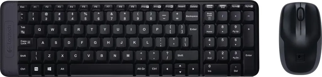 Pack Clavier Souris Sans Fil Logitech MK220 au Design Ultra Compact