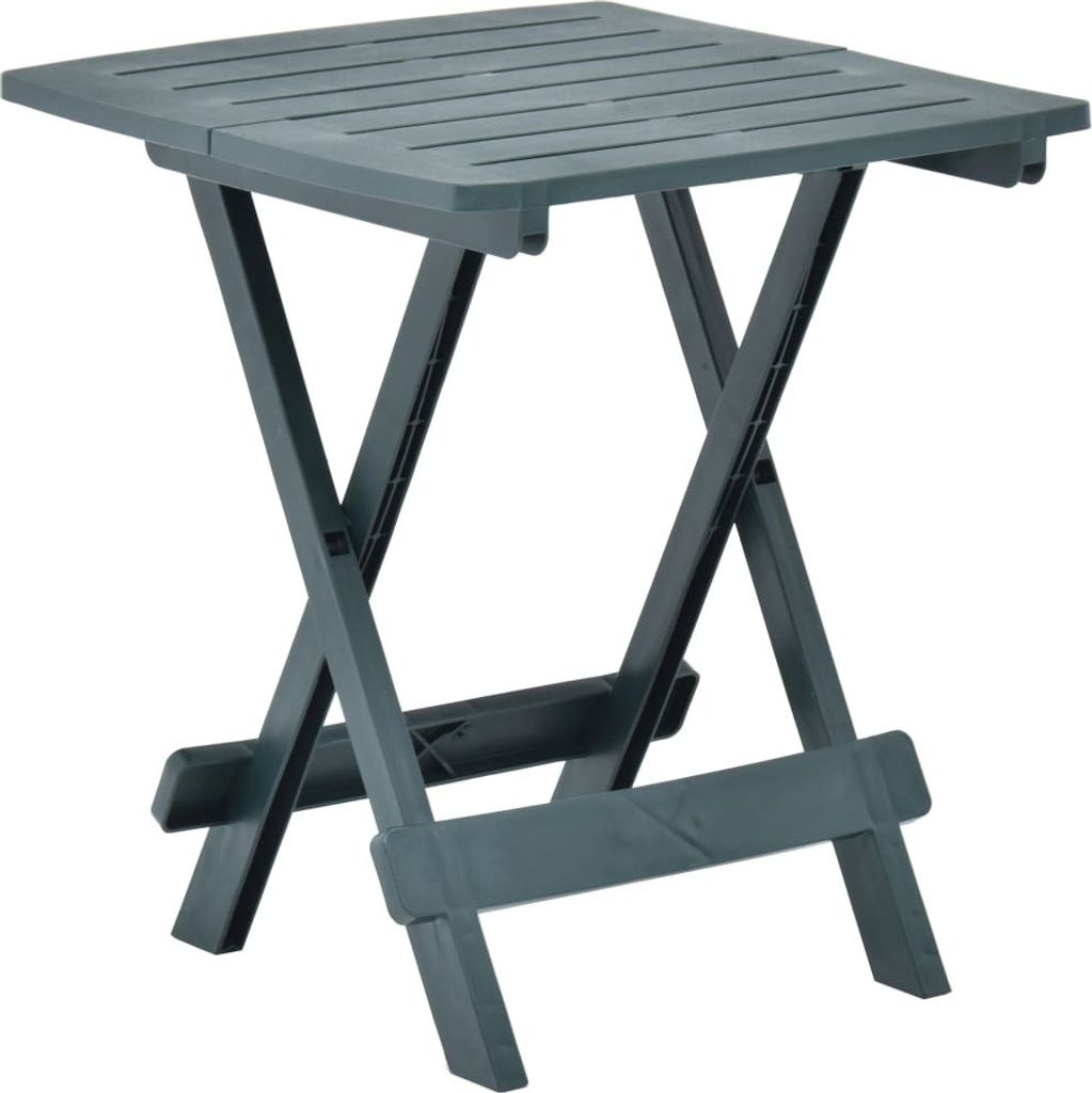 Gartentisch Klappbar Grün 45x43x50 cm Kunststoff