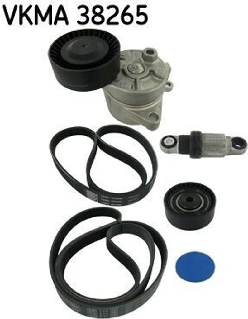 SKF VKMA 38265 Keilrippenriemensatz für BMW 3 Limousine Produktbild 