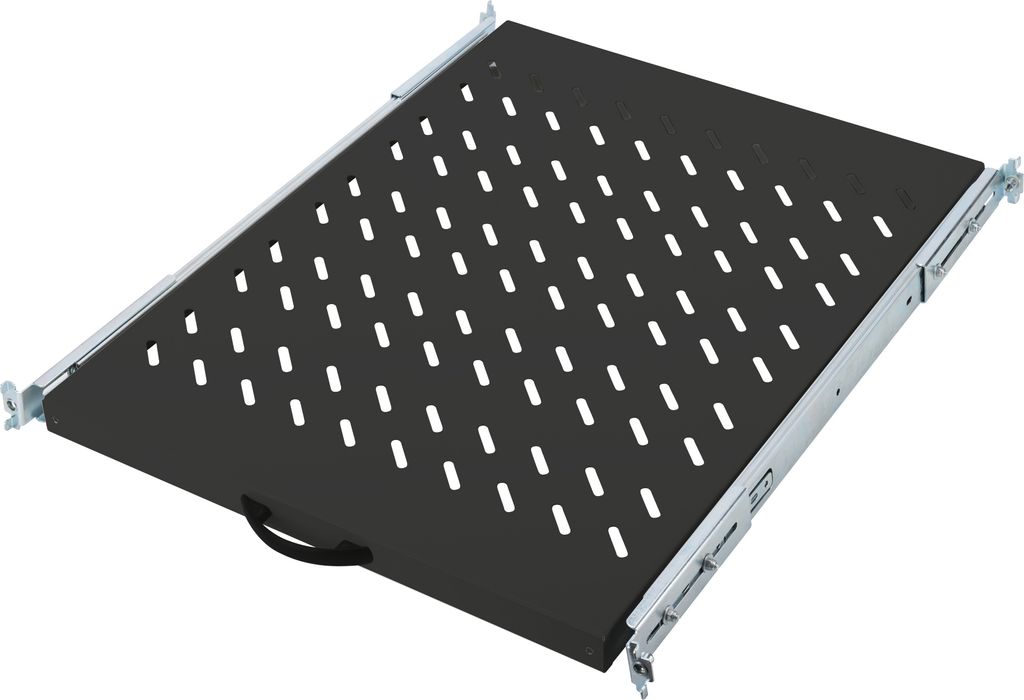 DIGITUS 19" Fachboden 1 HE ausziehbar Tiefe: 525 mm
