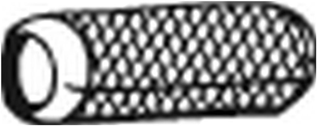 BOSAL 265-573 Ø50mm Flexrohr Auspuff Abgasrohr 190mm für OPEL VECTRA B (36) VECTRA B Caravan (31) Vectra A Limousine (J89) VECTRA B CC (38)