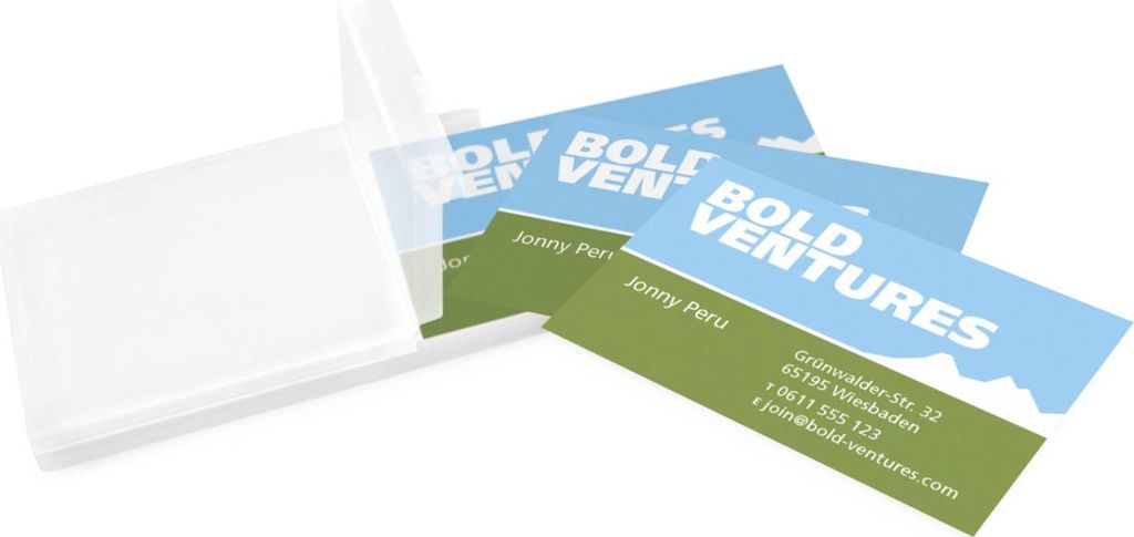 Magnetoplan 700030EU Visitenkartenetui ''Slimline'' 10 x 6,5cm