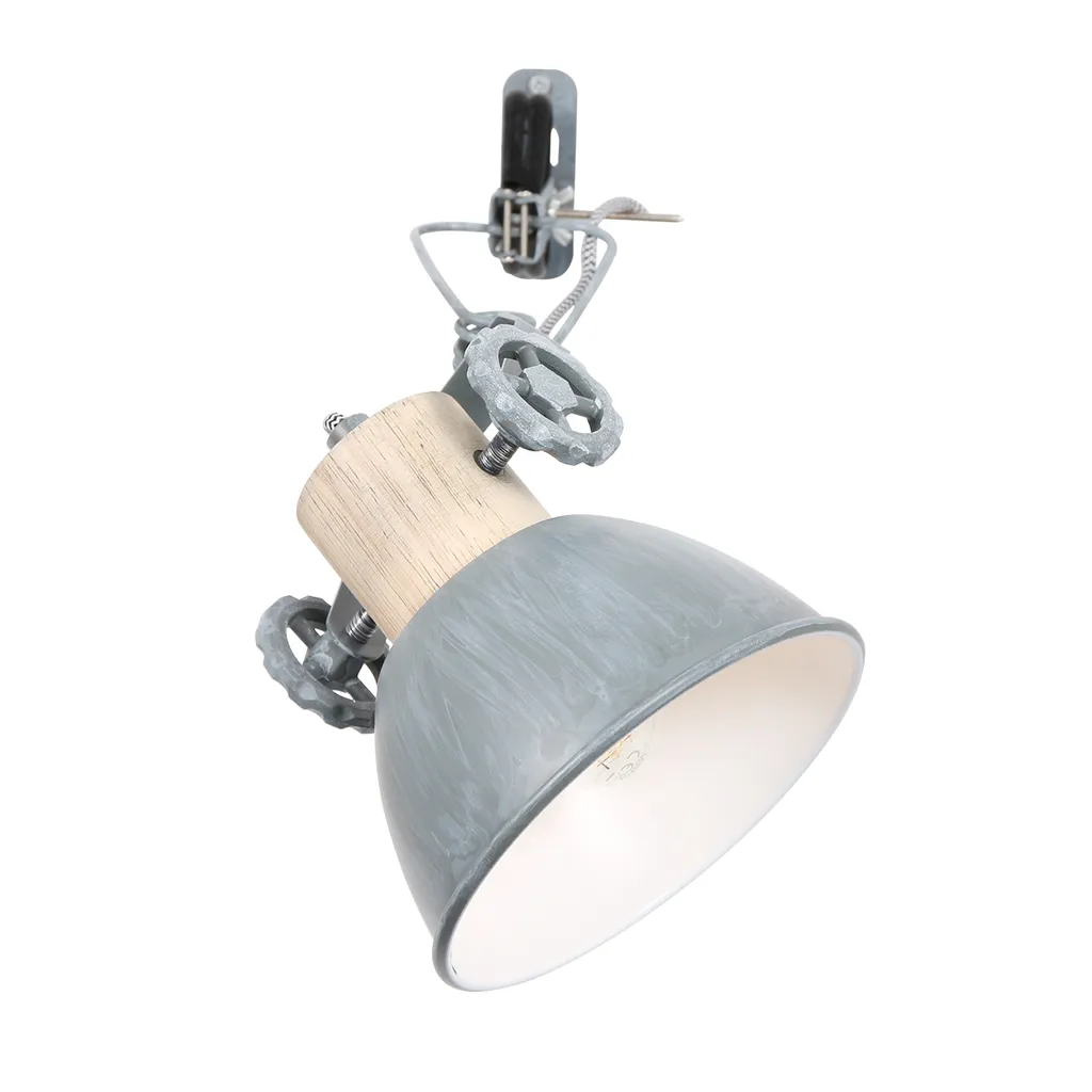 Spot Industriel Robuste Gearwood Gris : Solution Éclairage Durable - 2
