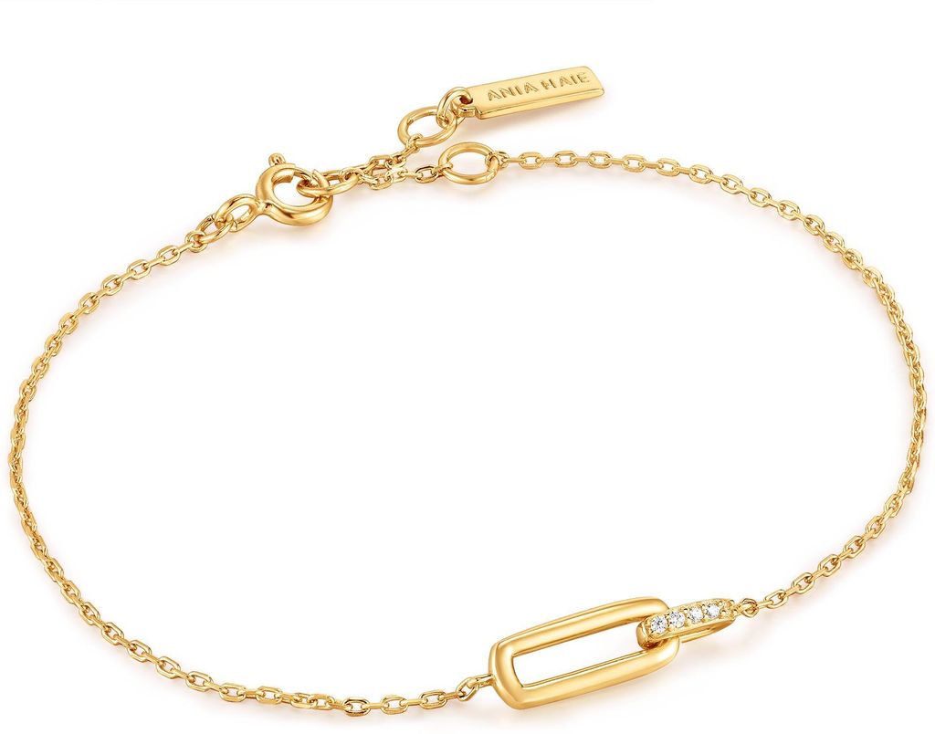 ANIA HAIE Armband Glam Interlock B037-01G