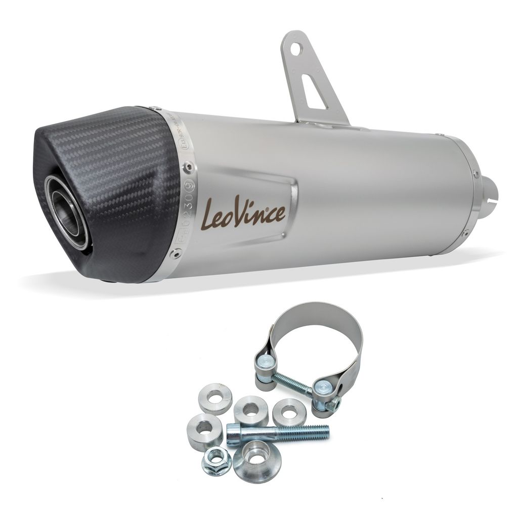 Leovince Schalldämpfer SBK LV One EVO II Schalldämpfer Leo Slipon LV One Inox
