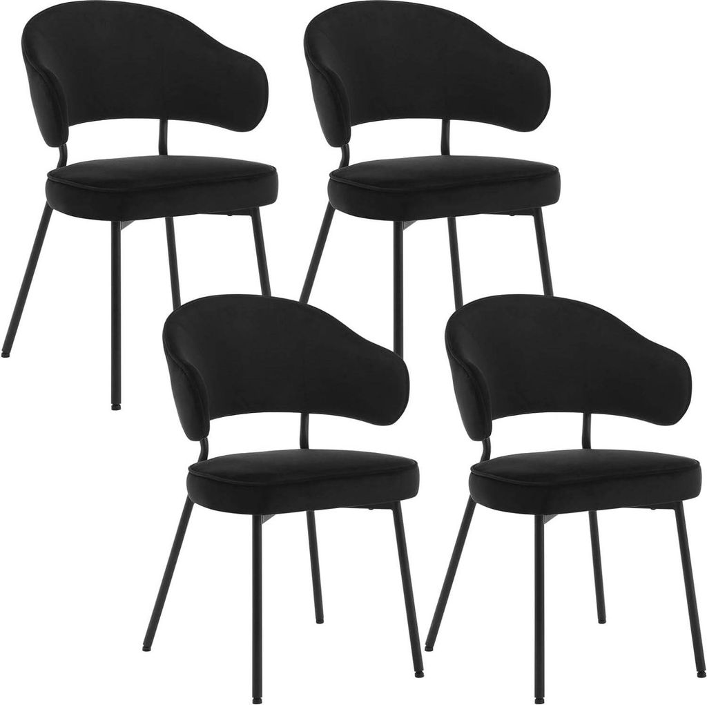 WOLTU 4er Set Esszimmerstühle, Polsterstuhl, mit Produktbild 