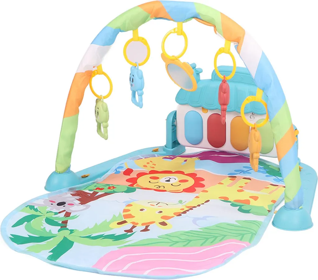 Tappetini per bambini, educazione precoce, sviluppo sensoriale, pianoforte a pedale, tappetino musicale per neonati e bambini, verde