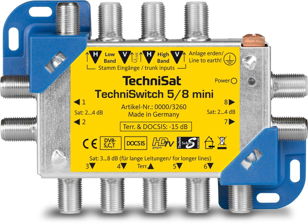 TechniSat TECHNISWITCH 5/8 MINI | Multiswitch / satelitný Obrázok produktu 