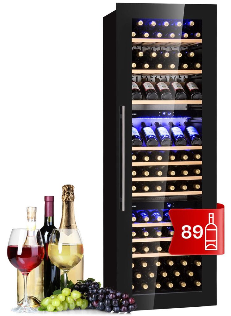 Klarstein Einbau-Weinkühlschrank, 246 L Getränkekühlschrank Produktbild 