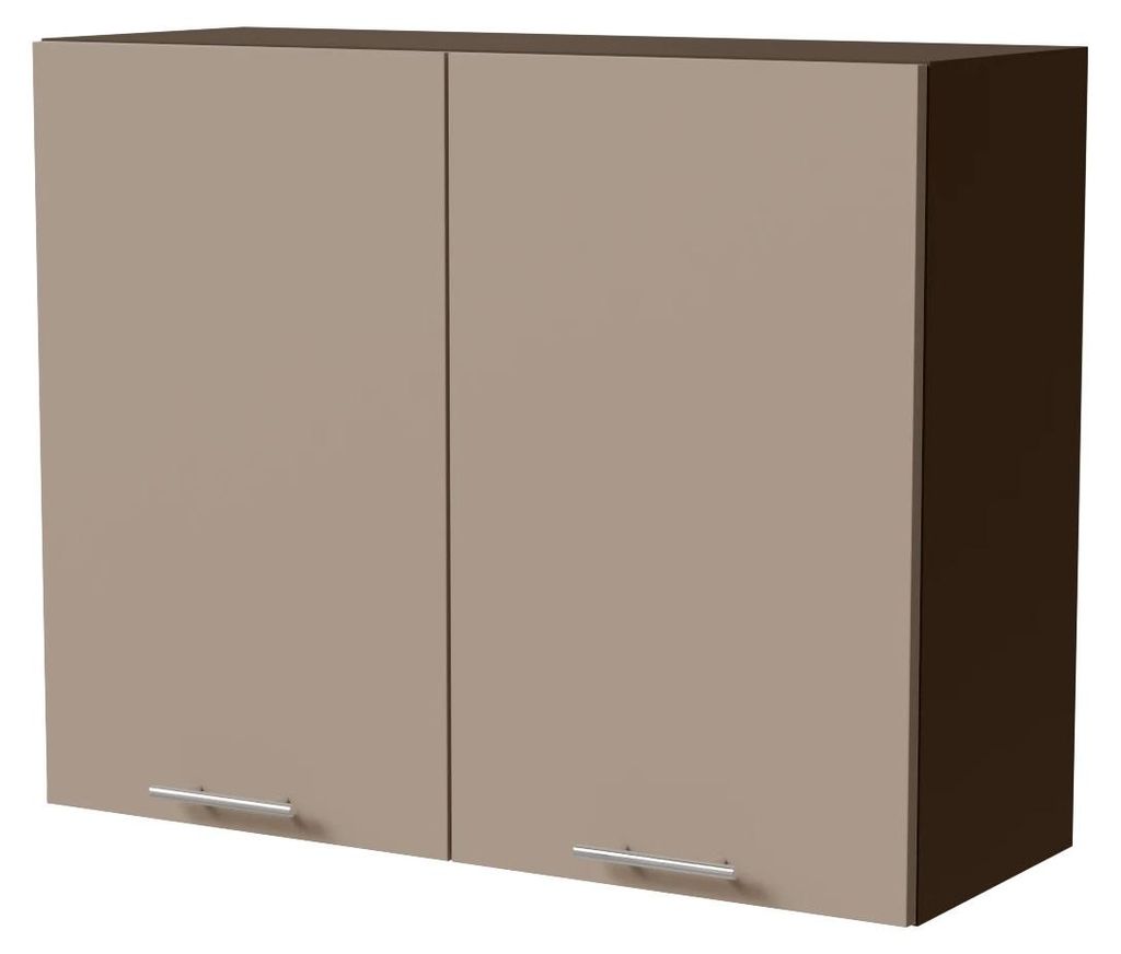 Küchenhängeschrank BRERRA 90x72cm 2-türig lackiert Farbe wählbar BR-W3/90 RAL 1016 graubeige Matt lava