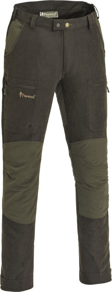 Pinewood 5985 Caribou Hunt Hose Wildlederbraun/Dunkeloliv Produktbild 