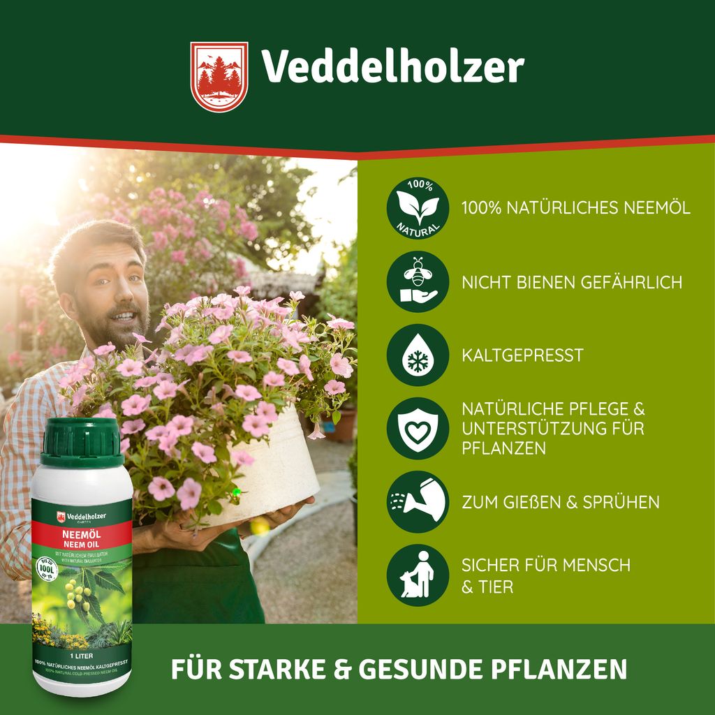Veddelholzer 1000 ml Premium kaltgepresstes 100%
