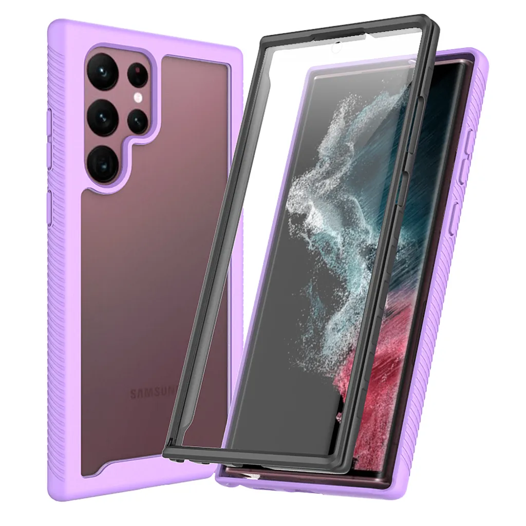 Offerta Cover Samsung S22 Ultra 5G Viola - Protezione 360° Full