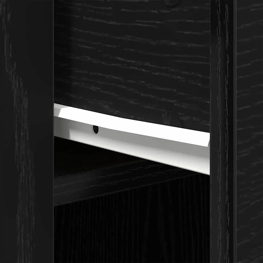 Scrivania per Cameretta SYFAX™ Rovere Nero 100x49x74cm Resistente - 8