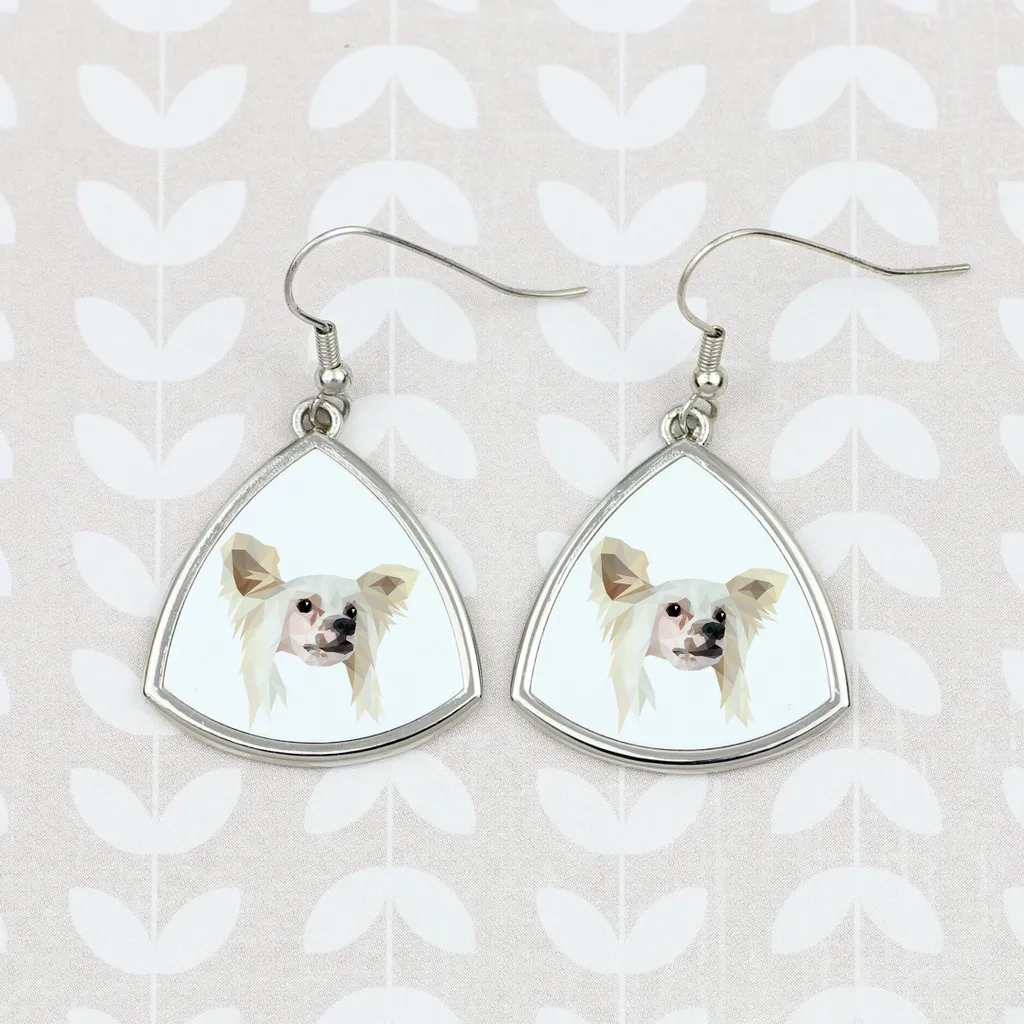 Offerta Orecchini Art-Dog Cane Cinese a Cresta | Prezzo Speciale - 3