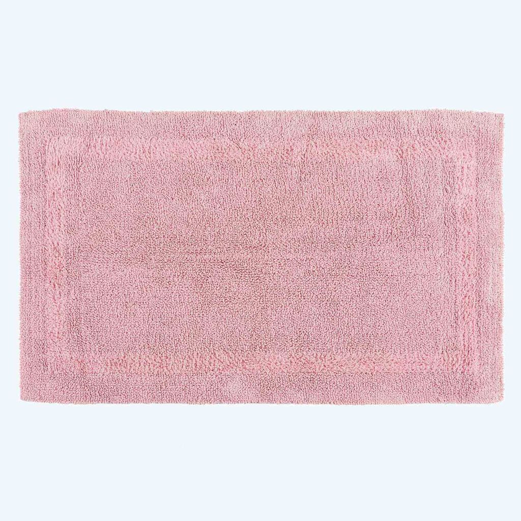 Tapis de bain HOMESCAPES XXL rose 70 x 120 cm, 100 % coton Image du produit 