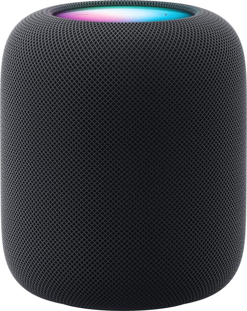 Apple HomePod, Apple Siri, Zylinder, Schwarz, Stoff, Home Produktbild 