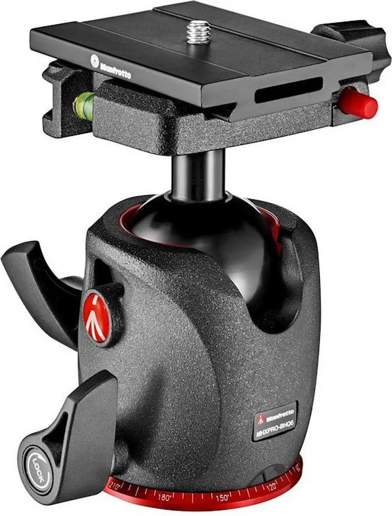 Rotule Manfrotto MHXPRO-BHQ6 trépied magnésium gris aluminium 3/8