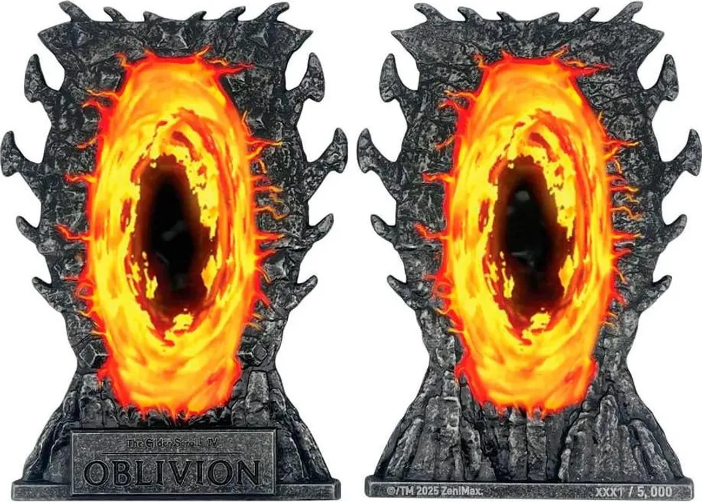 Plaque Oblivion Gates Ingot The Elder Scrolls IV Edition Limitée