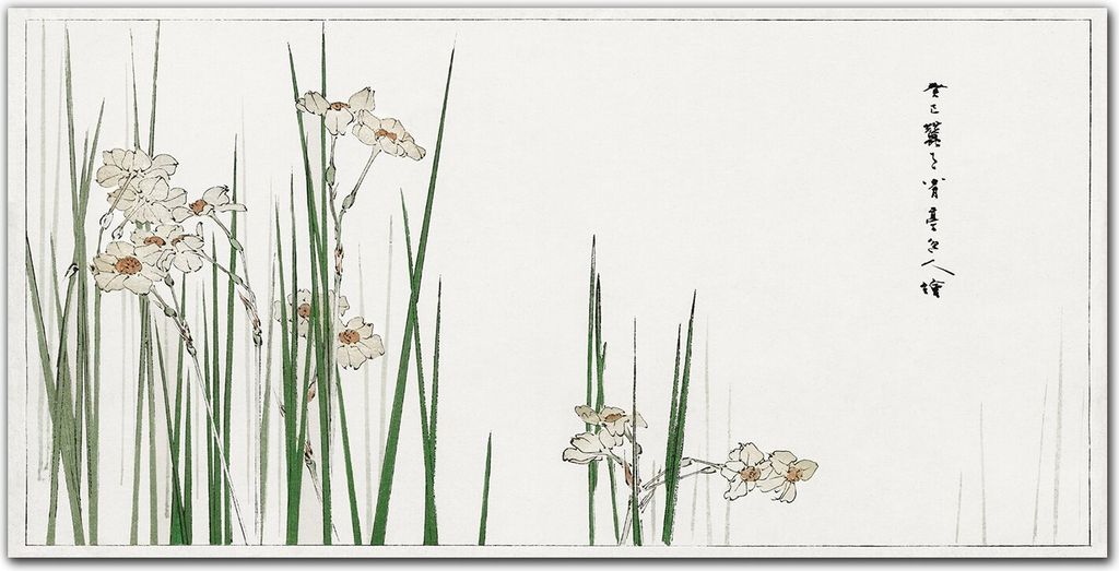 Coloray Küchenrückwand 100x50 Spritzschutz aus Glas - asiatische Blumen