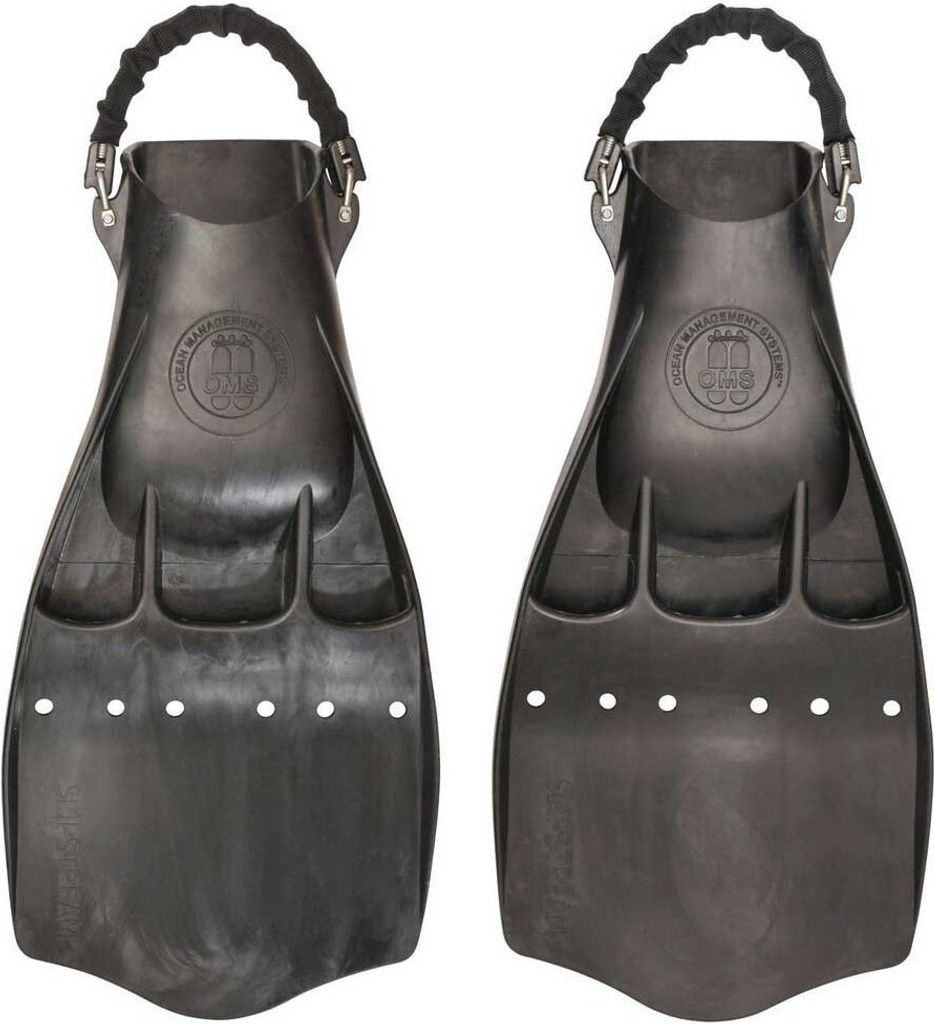 Oms Slipstream Tauchflossen Schwarz M Schwarz M