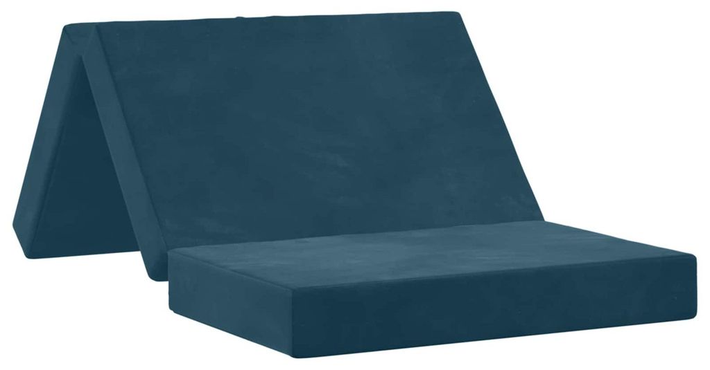 vidaXL Klappsofa Bett 80 x 67 x 45 cm Blau