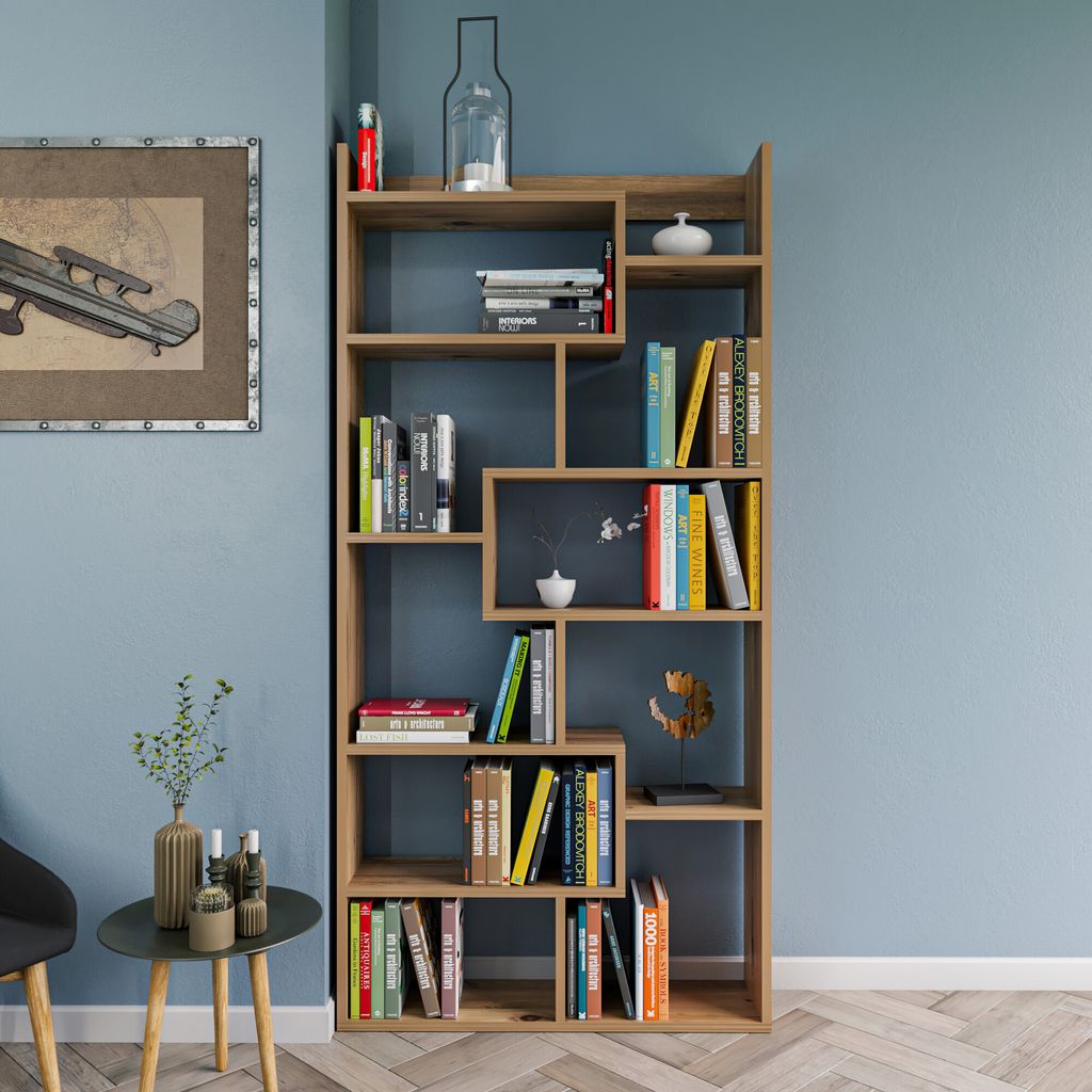 Skye Decor, Kuttap - Pino, librerie, pino, 90 x 182 x 22 cm Immagine del prodotto 