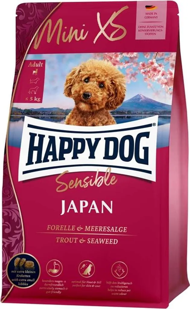 Happy Dog Sensible Mini XS Giappone 300g | Crocchette Cani Extra Small