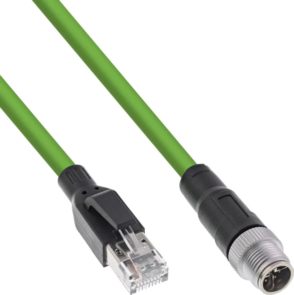 Cavo Industriale Cat.6A M12 X-coded a RJ45 2m InLine | Professionale